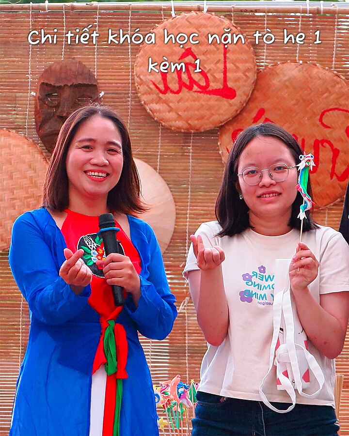 Chi tiết khóa học nặn tò he 1 kèm 1