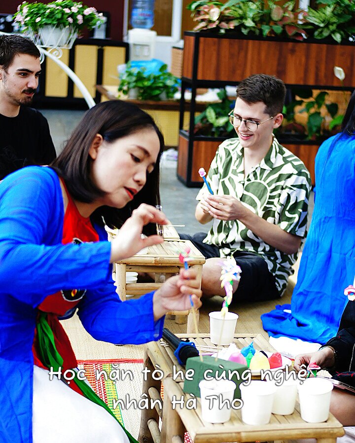 Học nặn tò he cùng nghệ nhân Hà Tho
