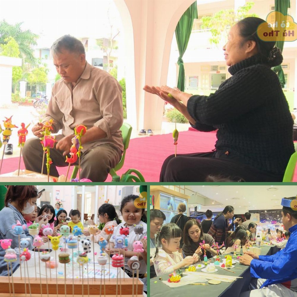 Nặn tò he tại Team building công ty Thân Tài ở Pucodim Resort Phan Thiết