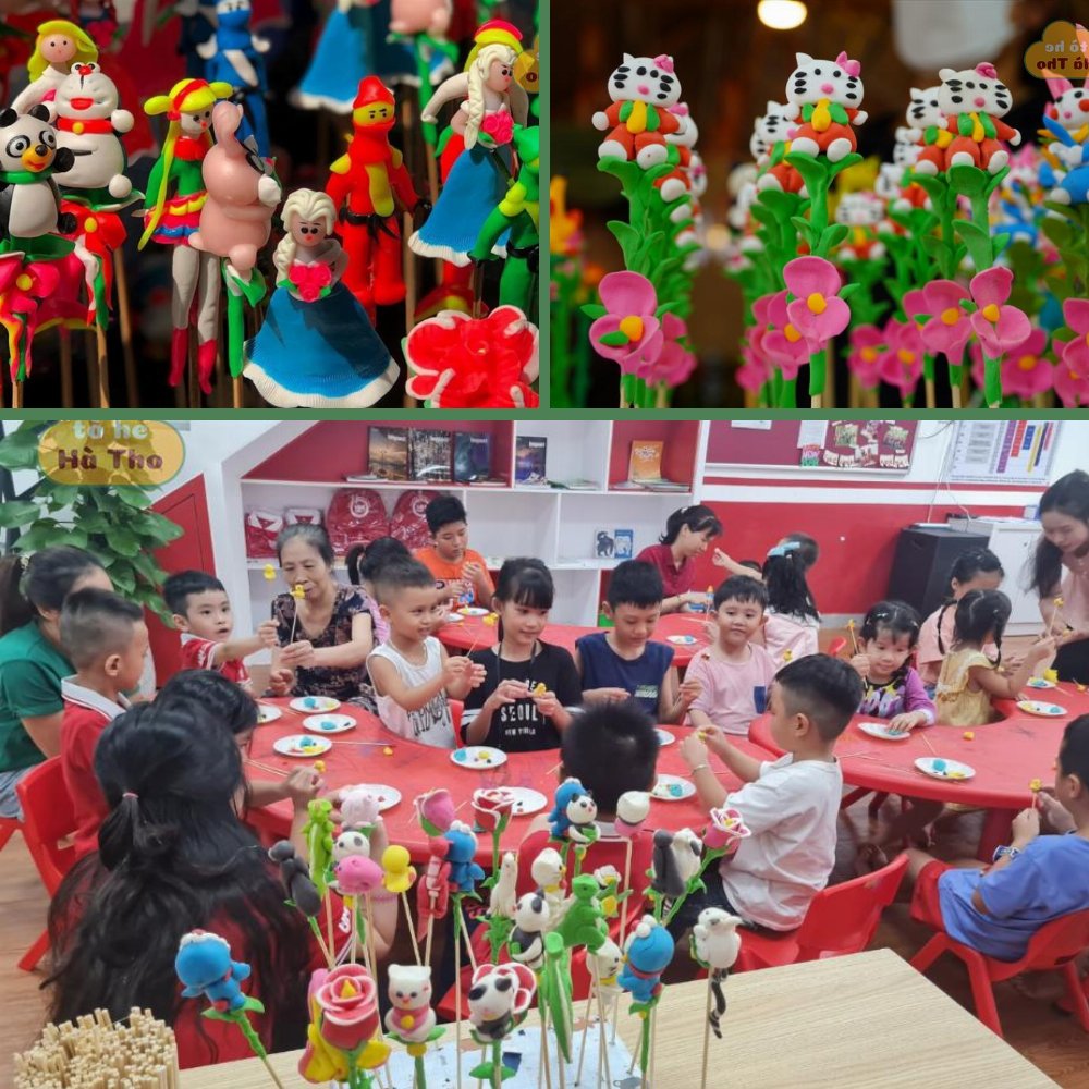 Nặn tò he trong Team building công ty Đạt Vương